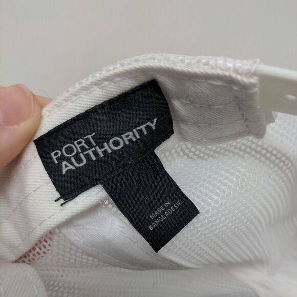 Con Fuerza Men's Snapback Mesh Back Hat Red White Embroidered Logo Adjustable - Picture 7 of 8